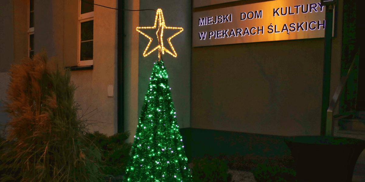 Świąteczne dekoracje w Piekarach Śląskich