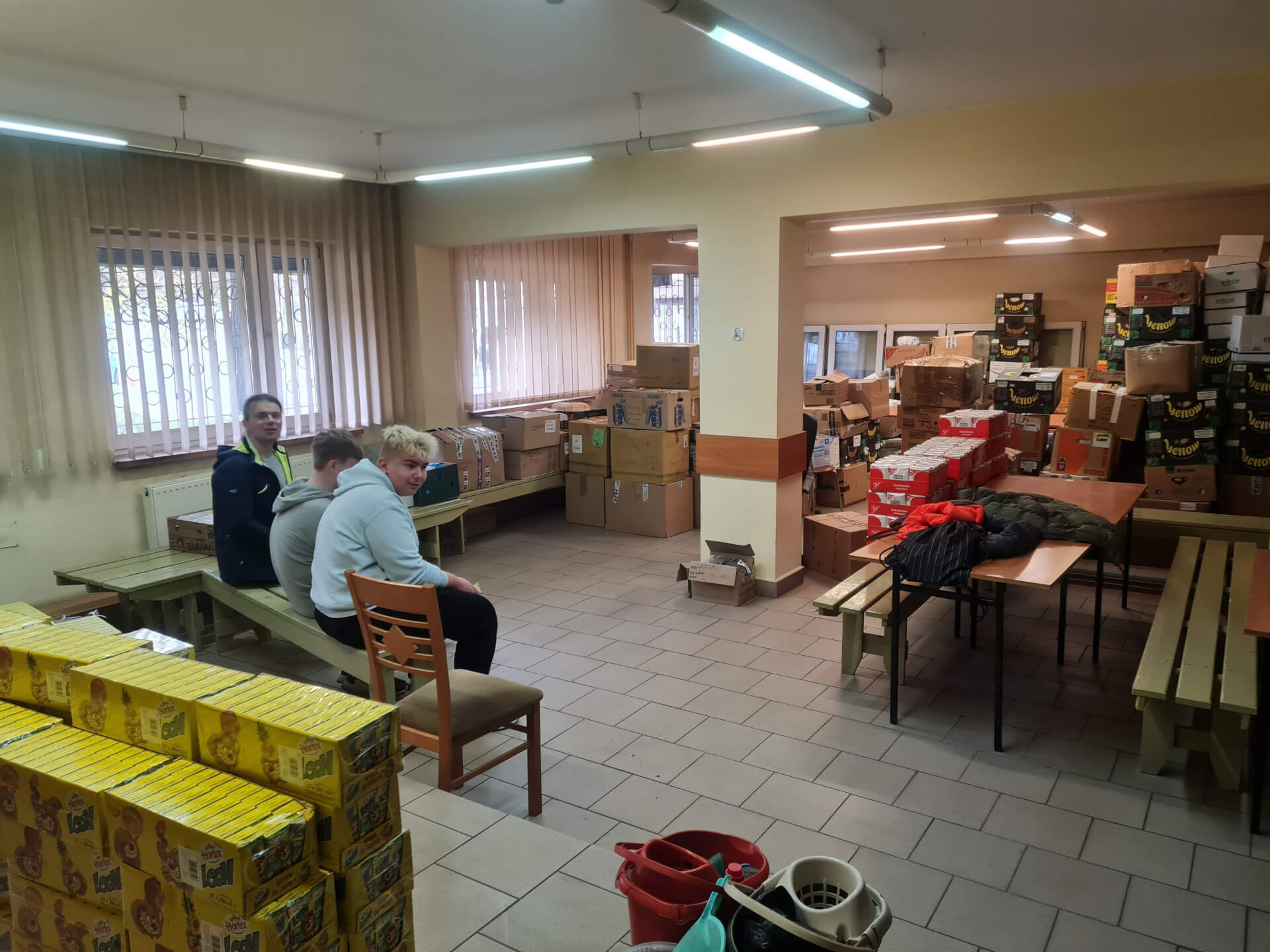 zbiórka darów dla Ukraińców w Piekarach