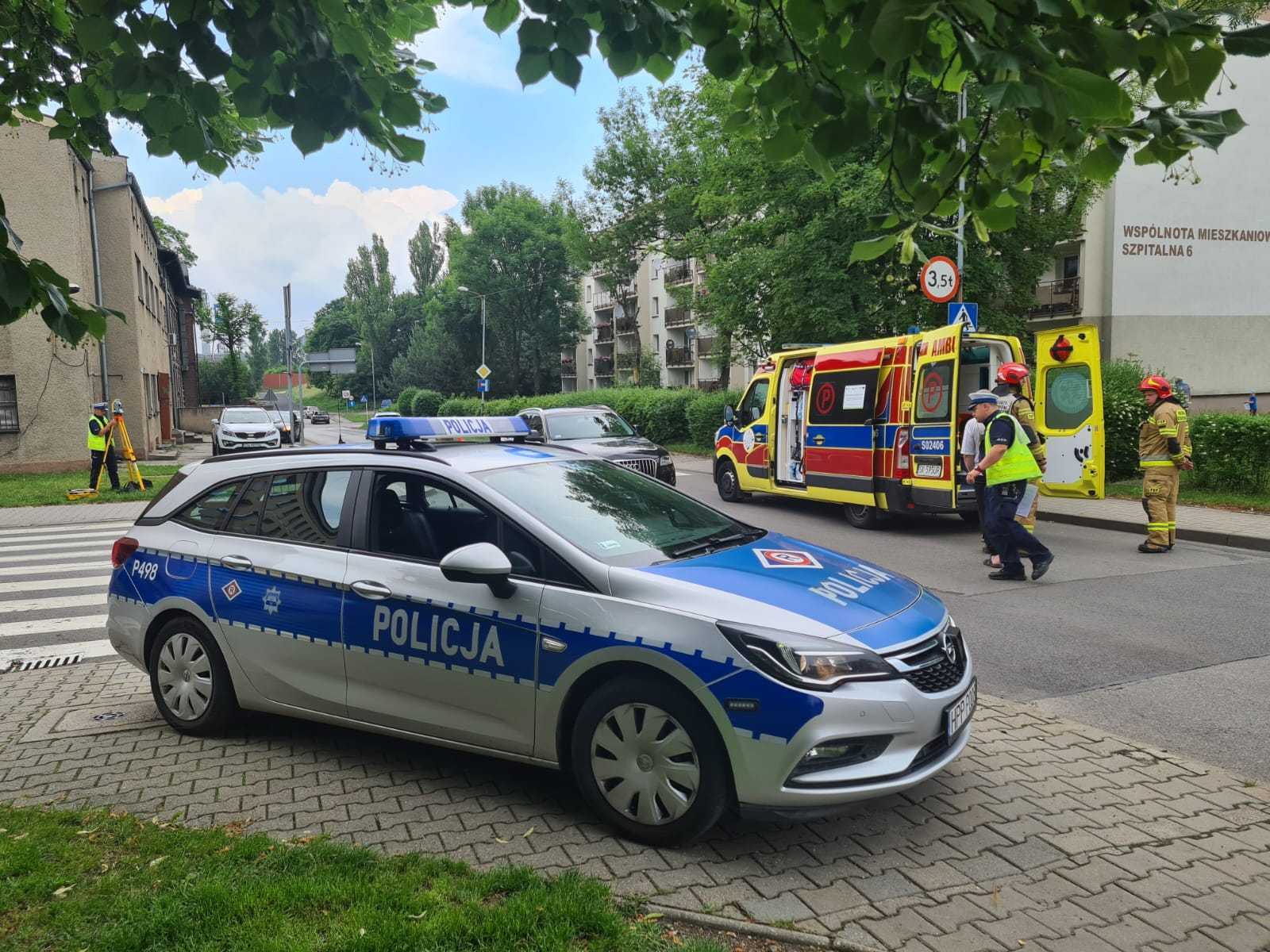 kierowca audi potrącenie