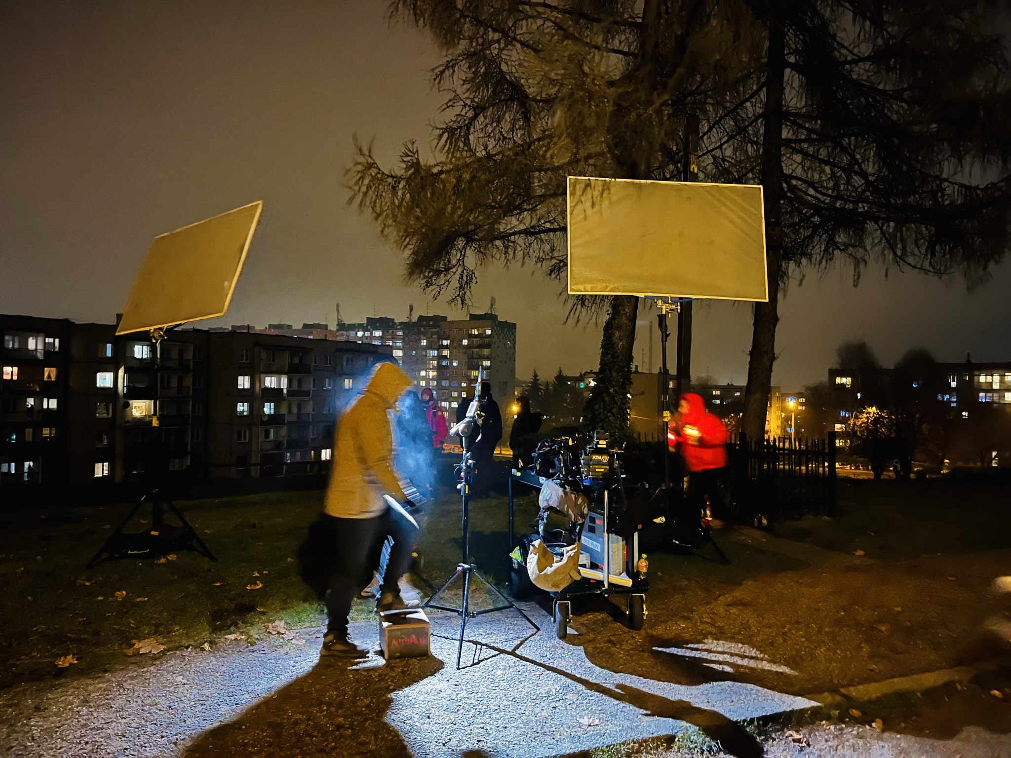 Film Fiber kręcony przy ul. Zygmunta Starego