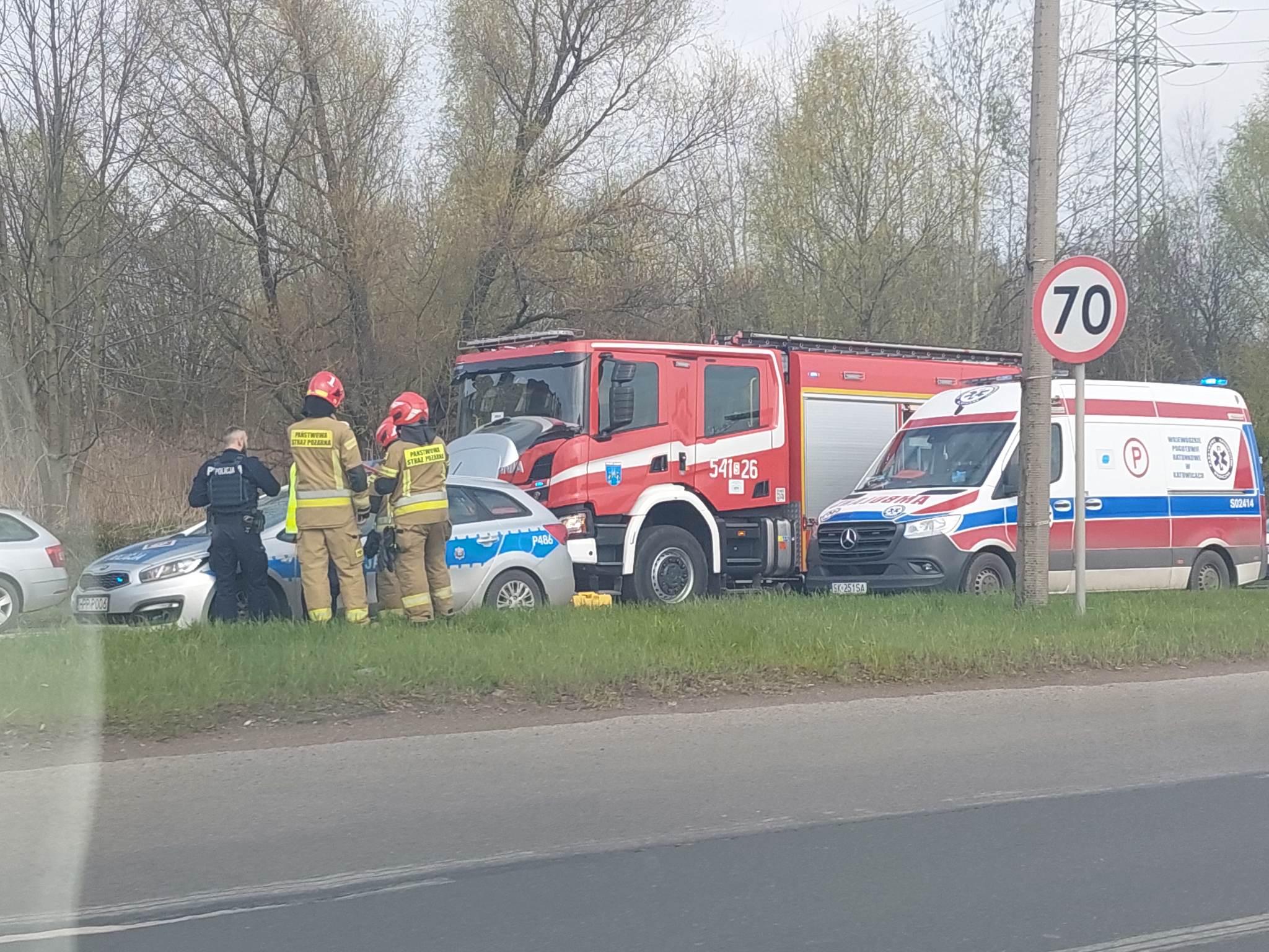 Kolizja Aleja Jana Pawła II Piekary