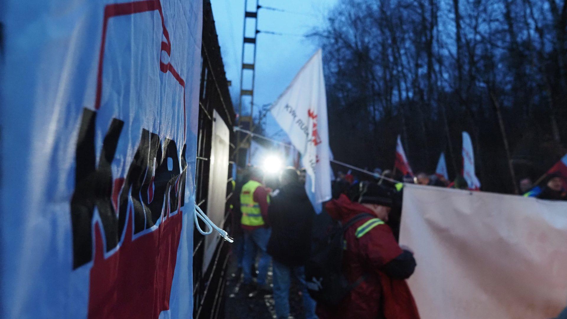 Górnicy zablokowali transporty węgla dla sektora energetycznego