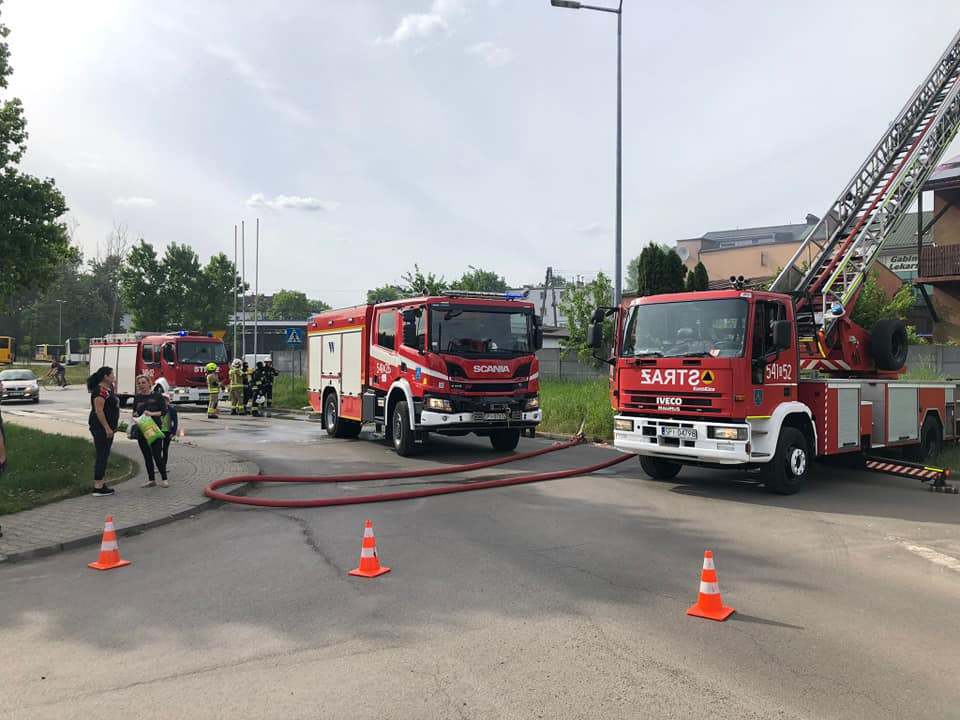 Pożar domu w Piekarach Śląskich 6