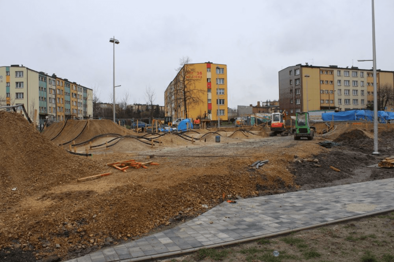 Pumptrack i miasteczko rowerowe w Piekarach