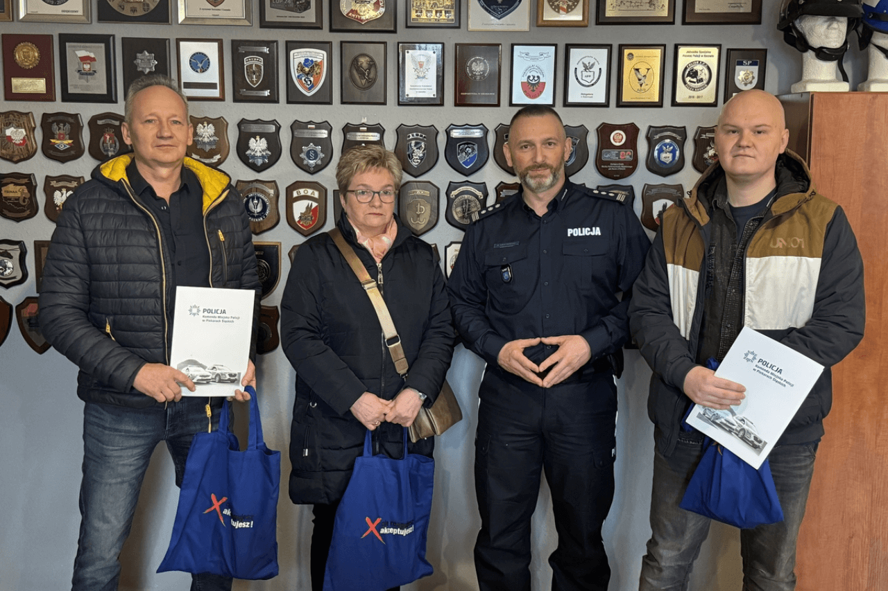 Spotkanie w Komendzie Miejskiej Policji w Piekarach Śląskich