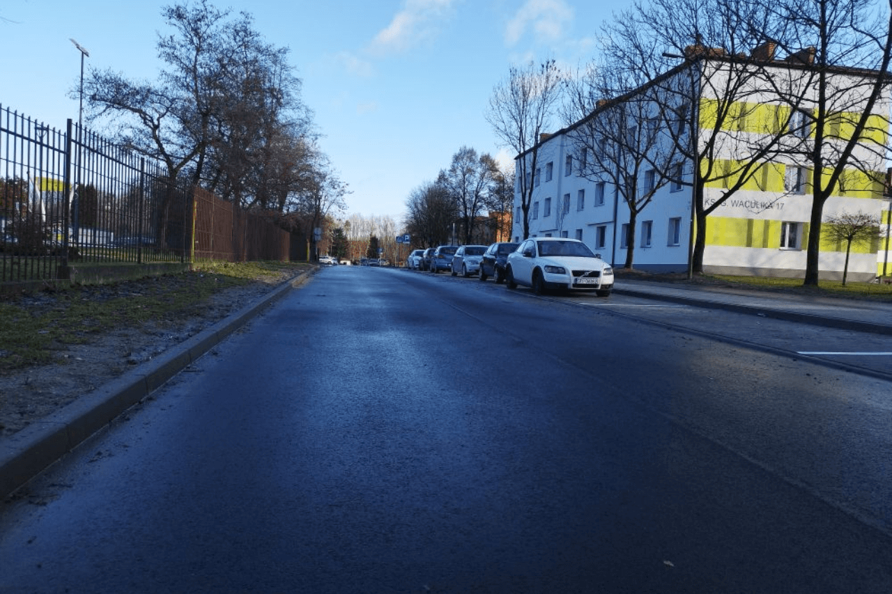 Wyremontowana ulica Olimpijska w Piekarach Śląskich