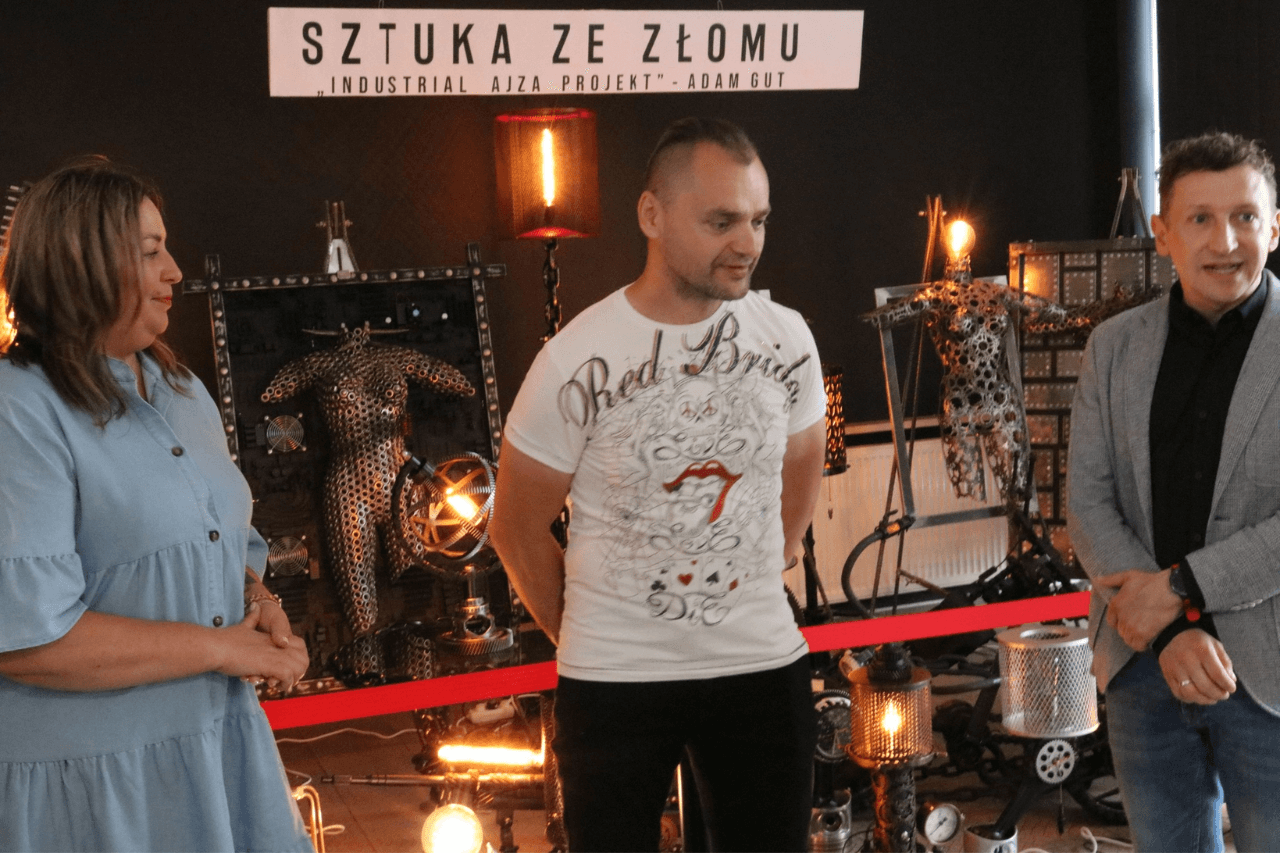 Wystawa "Sztuka ze złomu" w Piekarach Śląskich