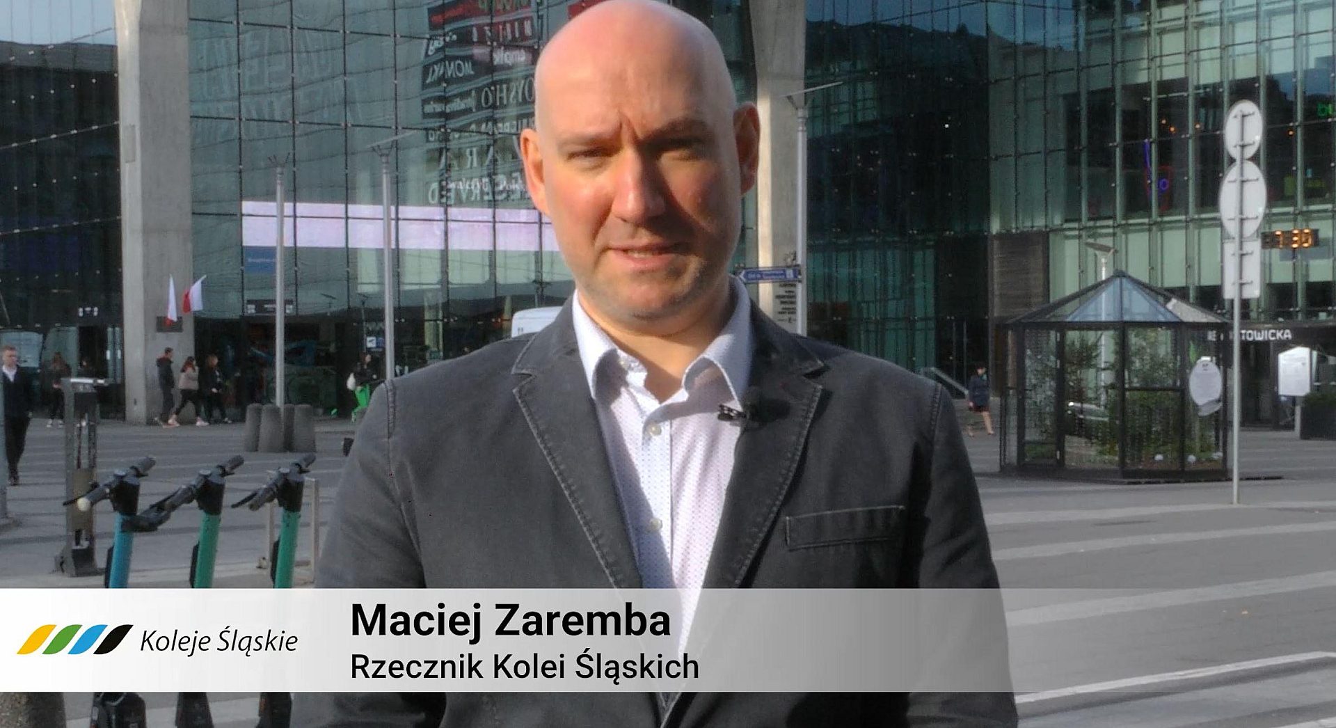 Rzecznik prasowy Kolei Śląskich Maciej Zaremba Rzecznik prasowy Kolei Śląskich Maciej Zaremba