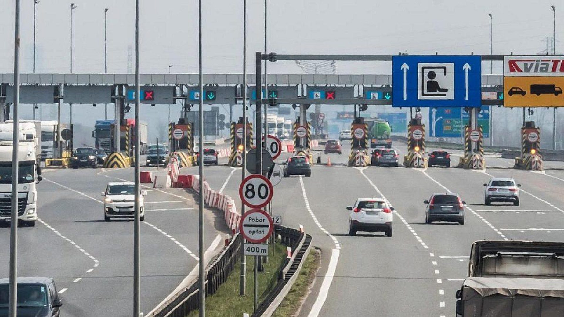 Bramki na autostradzie A4 Bramki na autostradzie A4