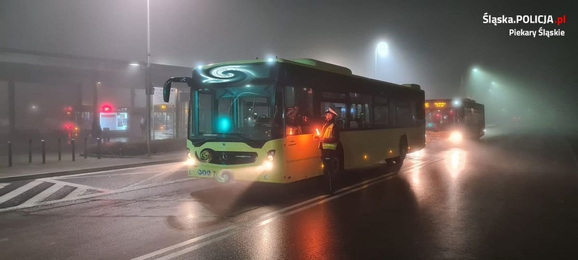 Pijany kierowca autobusu w Piekarach Pijany kierowca autobusu w Piekarach