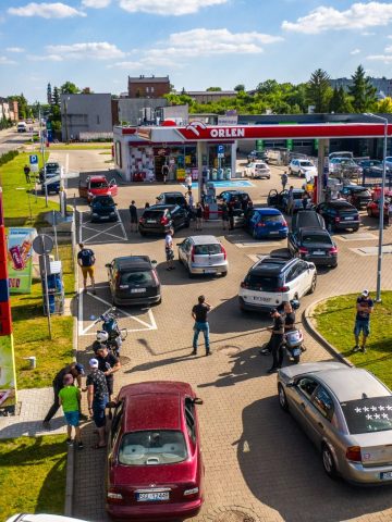Protest w Piekarach Orlen Protest w Piekarach Orlen