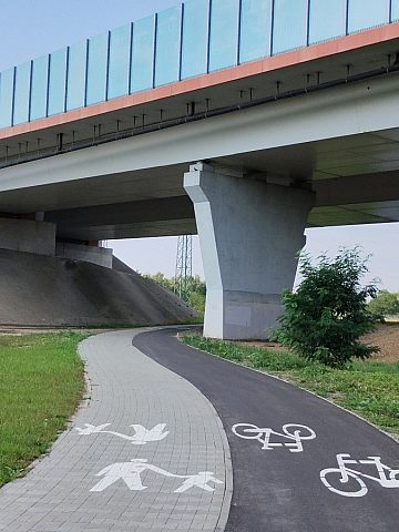 Trasa rowerowa pod A1 Trasa rowerowa pod A1