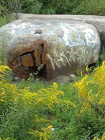 Schrony bojowe zniszczone Schrony bojowe zniszczone