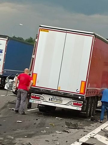Zderzenie autostrada A1 Zderzenie autostrada A1
