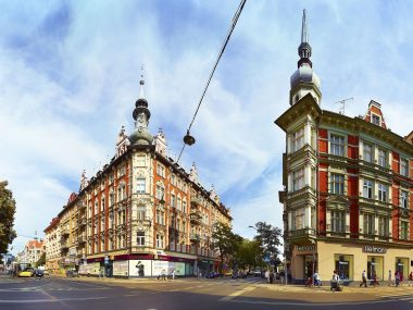 Gliwice ulica Zwycięstwa Gliwice ulica Zwycięstwa