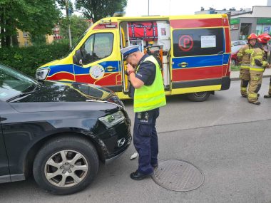wypadek Szpitalna wypadek Szpitalna