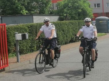Straż Miejska na rowerach Straż Miejska na rowerach