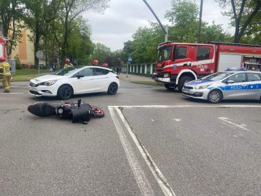 Wypadek Piekary ulica Ziętka Wypadek Piekary ulica Ziętka