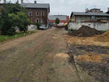 Trwają prace na Powstańców Warszawskich Trwają prace na Powstańców Warszawskich