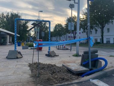 Już niedługo w tym miejscu pojawią się słupy Już niedługo w tym miejscu pojawią się słupy