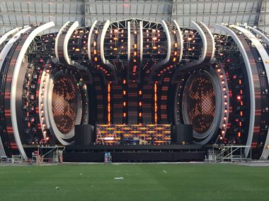Scena na Stadionie Śląskim Scena na Stadionie Śląskim