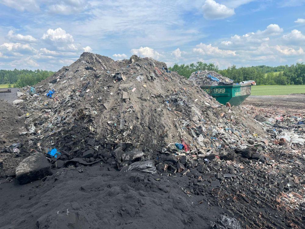 Nielegalne śmieci Piekary