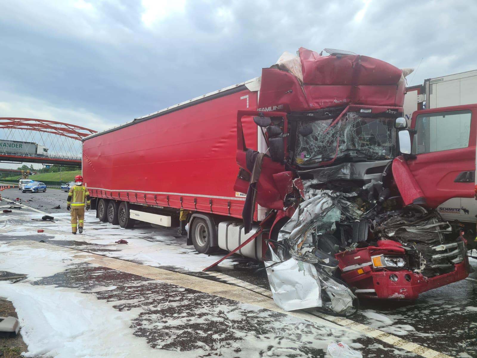 Policja A1 wypadek