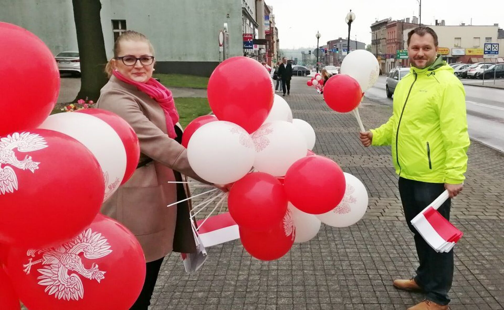 Piekary slaskie akcja wywies flage Piekary slaskie akcja wywies flage