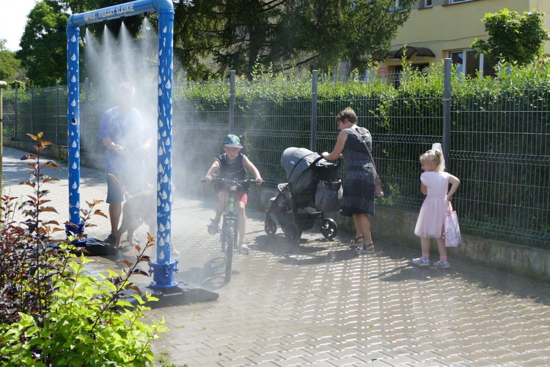 Piekary slaskie kurtyny wodne Piekary slaskie kurtyny wodne