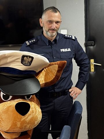 Maskotka Policji w Piekarach Śląskich Maskotka Policji w Piekarach Śląskich