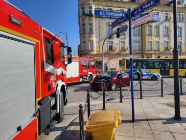 Zdarzenie drogowe w Piekarach Śląskich Zdarzenie drogowe w Piekarach Śląskich
