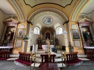 W kościele w Brennej odkryto ponad 200-letnią polichromię Polichromia odkrycie kosciol brenna 6