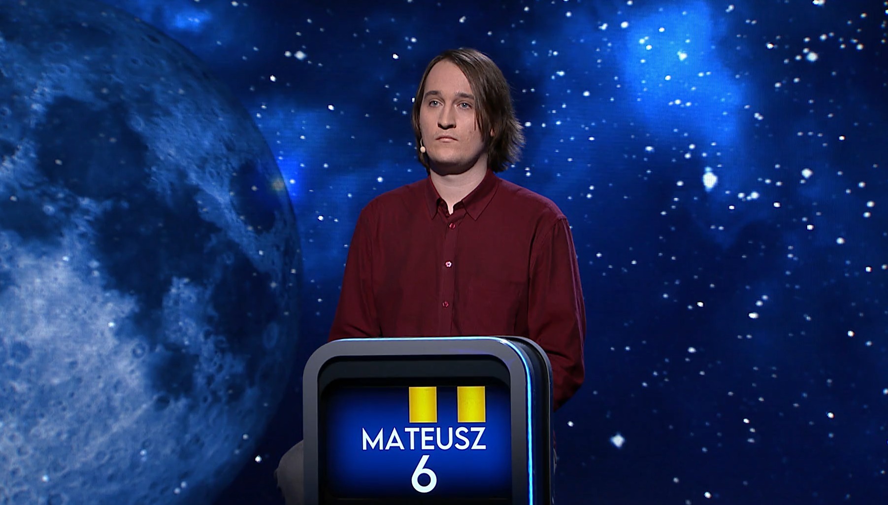 Mateusz Wójcik w programie Jeden z dziesięciu