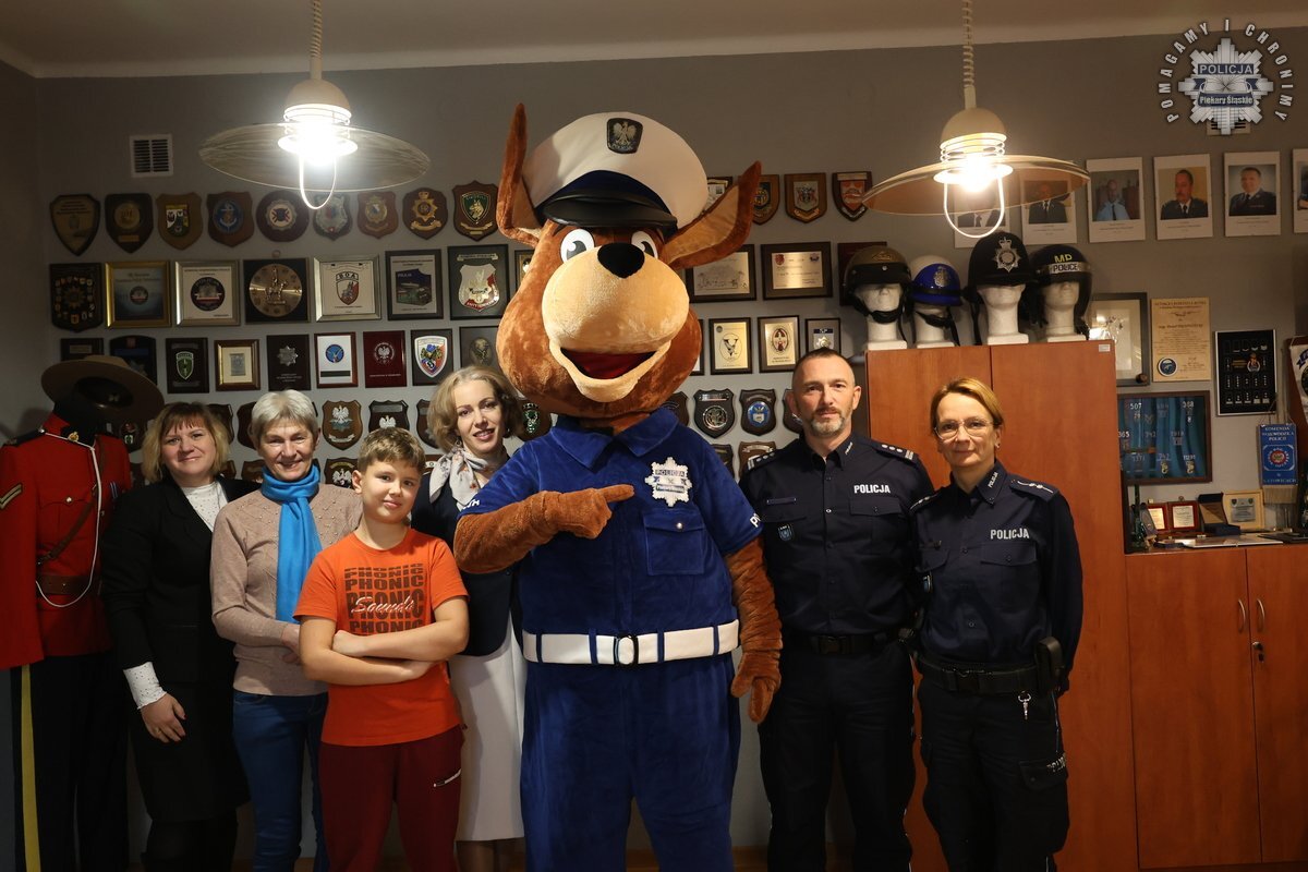 Maskotka Policji w Piekarach Śląskich