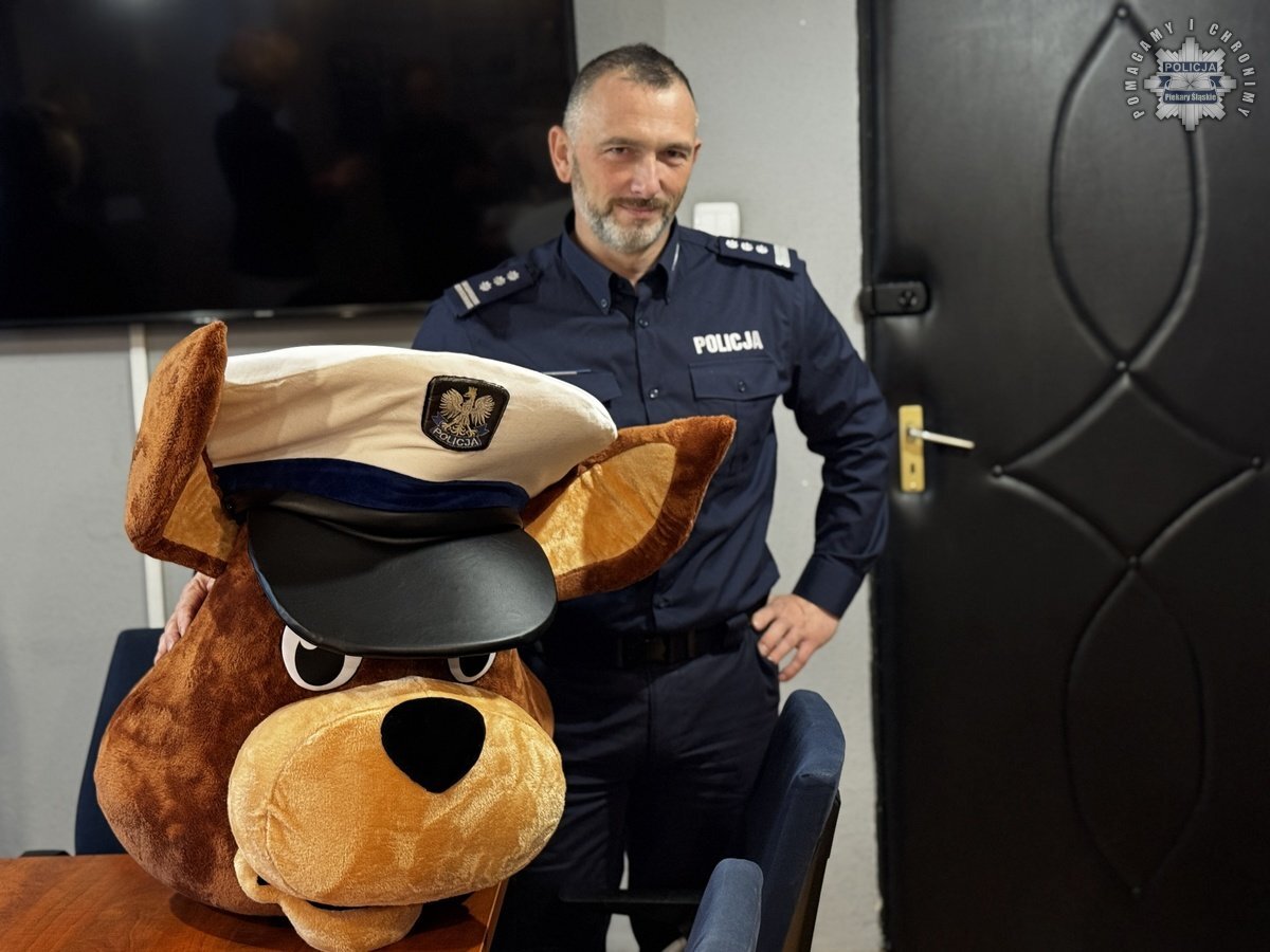 Maskotka Policji w Piekarach Śląskich
