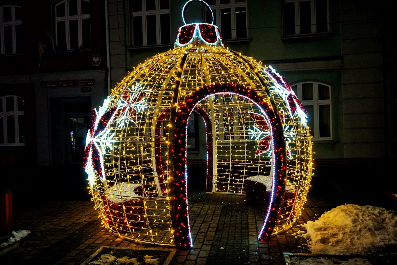 Świąteczne ozdoby w Piekarach Śląskich