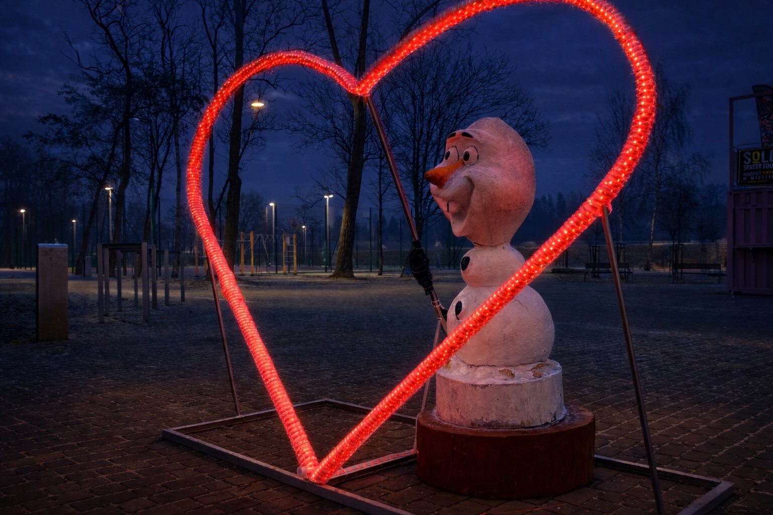 Zrób sobie zdjęcie przy Olafie z Krainy Lodu i... zakochaj się w Piekarach Śląskich. Trwa walentynkowy konkurs